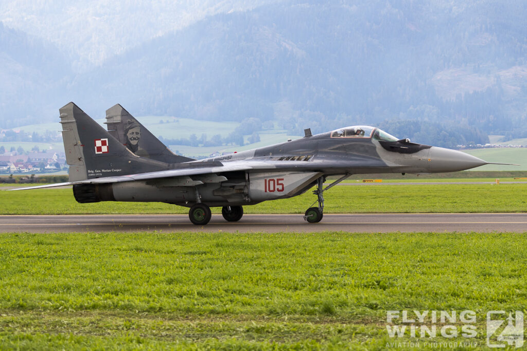 105, 2016, Airpower, Airpower16, Austria, MiG-29, Zeltweg, airshow, poland air force