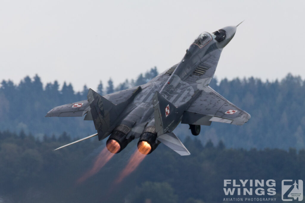105, 2016, Airpower, Airpower16, Austria, MiG-29, Zeltweg, afterburner, airshow, poland air force