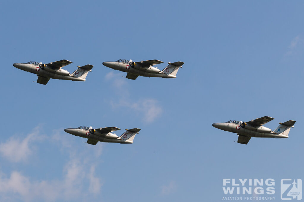 2016, Airpower, Airpower16, Austria, Austria Air Force, Saab 105, Zeltweg, airshow, formation