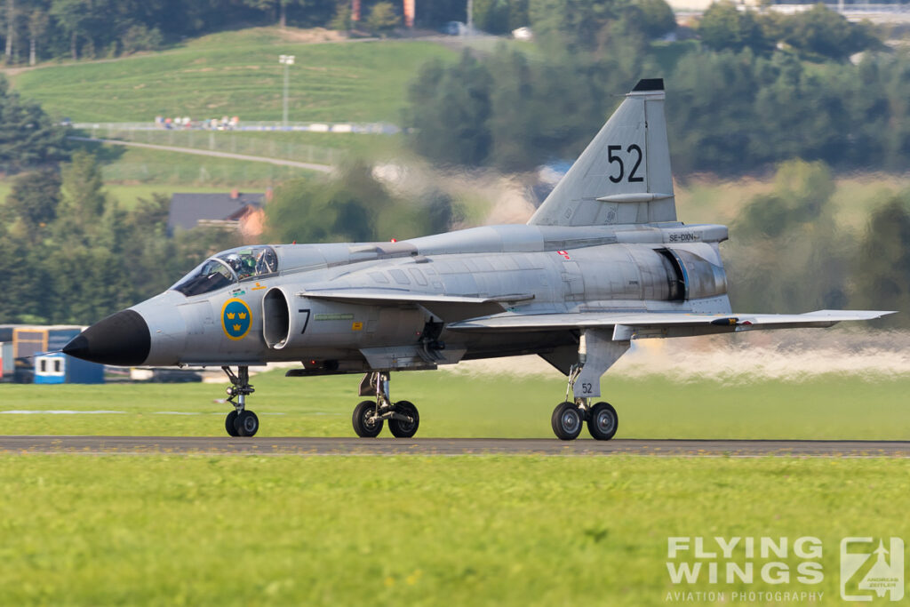 2016, Airpower, Airpower16, Austria, Saab, SwAF Historic Flight, Viggen, Zeltweg, airshow