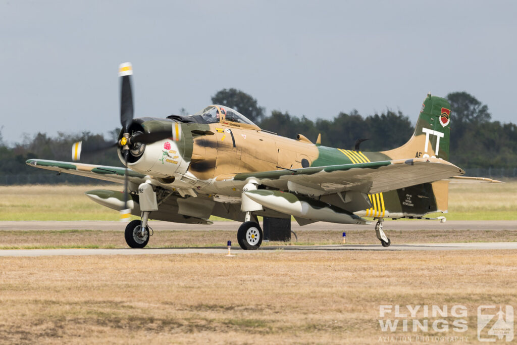 2017, A-1, Heritage Flight, Houston, Skyraider, USAF, USAF Heritage Flight, airshow