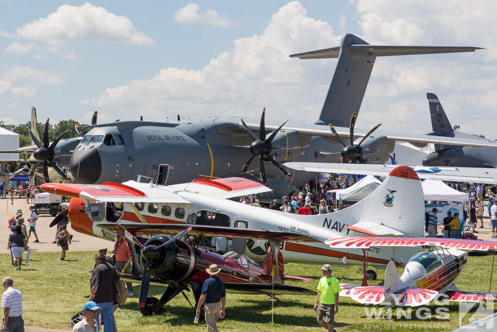 2017, A400M, Airventure, Oshkosh, Royal Air Force, impressions