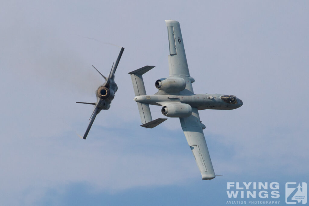 2017, A-10, F-35A, Heritage Flight, Mustang, Oshkosh, P-51, Thunderbolt II, USAF, formation