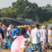 Shuttleworth Evening Air Display, Old Warden, Biggleswade, UK, crowed and Hurricane warbird