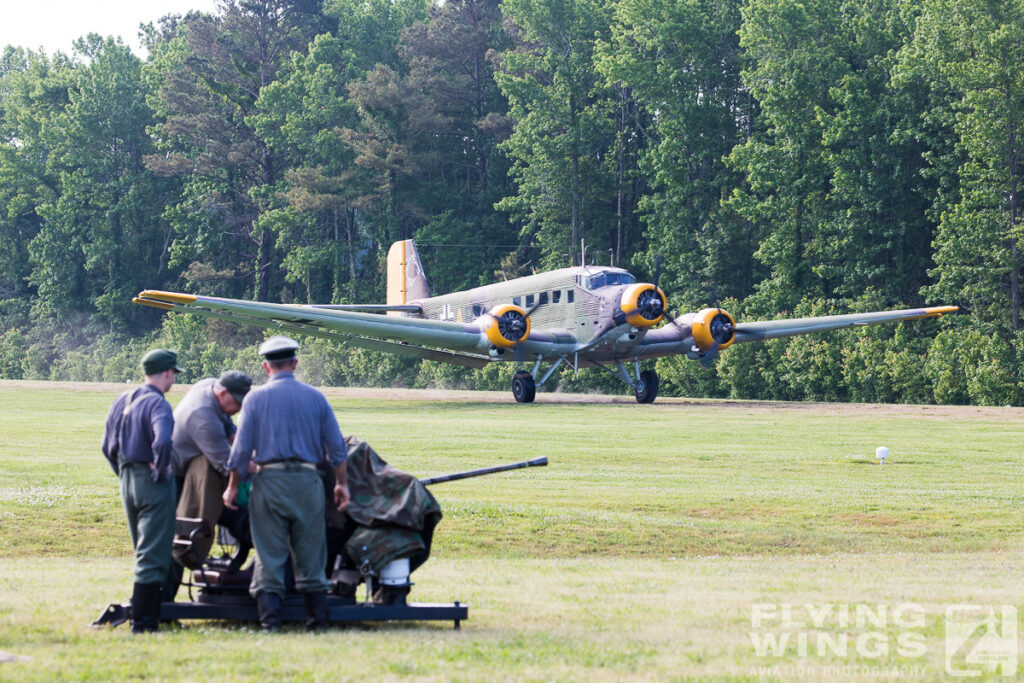 2017, Fighter Factory, Flak, Ju-52, Junkers, Virgina Beach, Warbirds over the Beach, reenactors