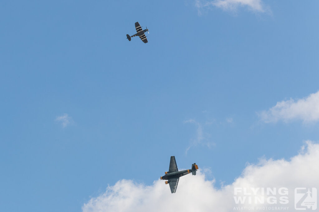2018, Ju-52, Pilsen, Plzen, Spitfire, airshow, dogfight