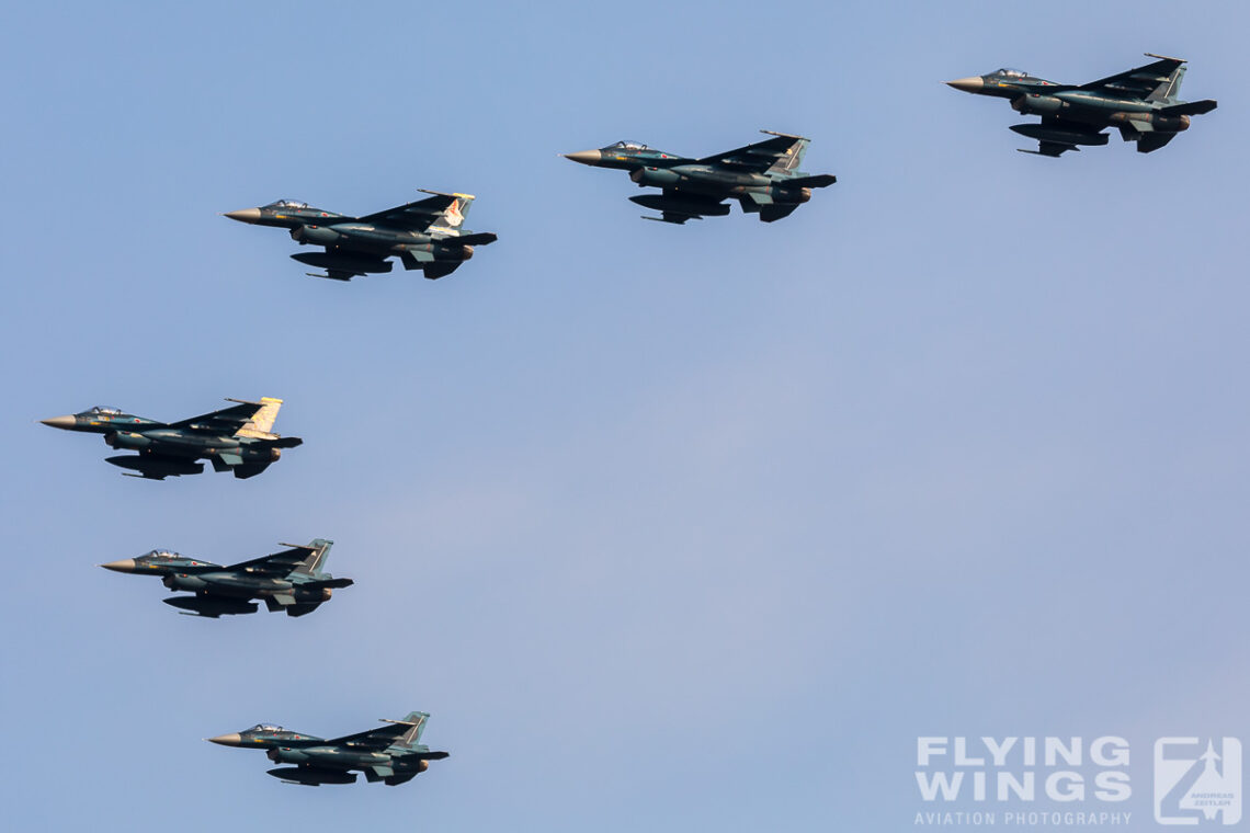 2018, F-2, Japan, Japan Air Force, Tsuiki, airshow, formation