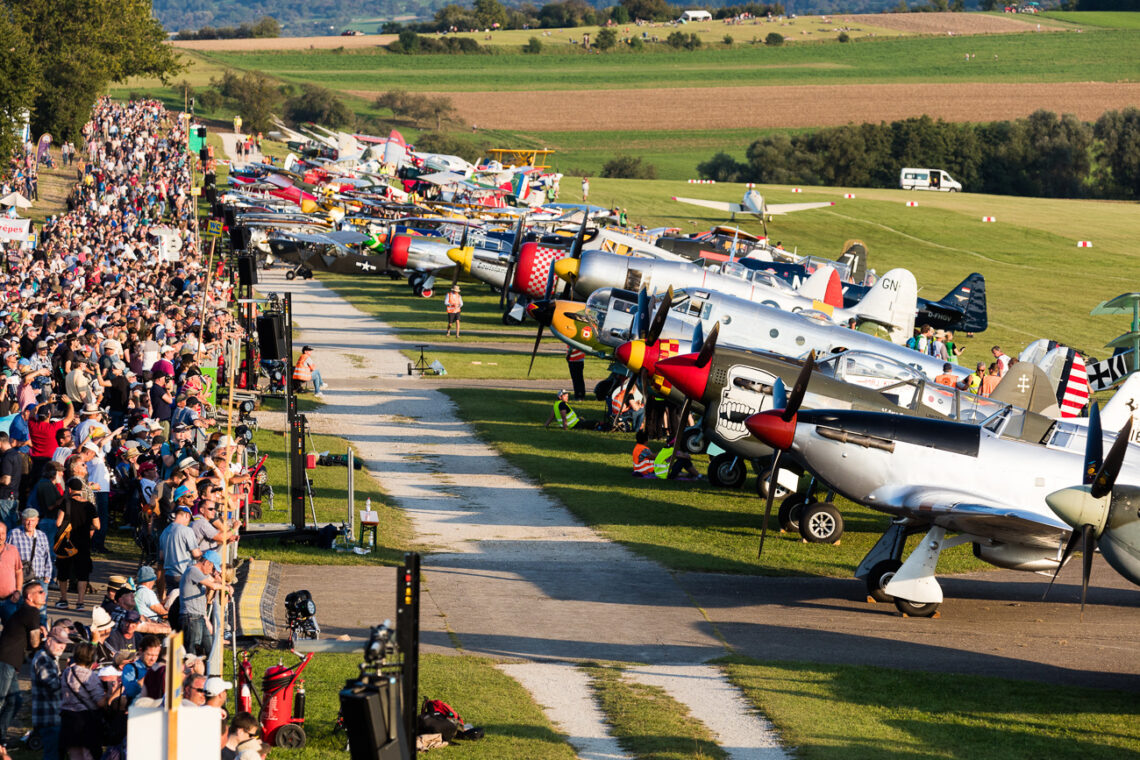 Oldtimertreffen OTT Hahnweide 2019 airshow near Stuttgart, Germany