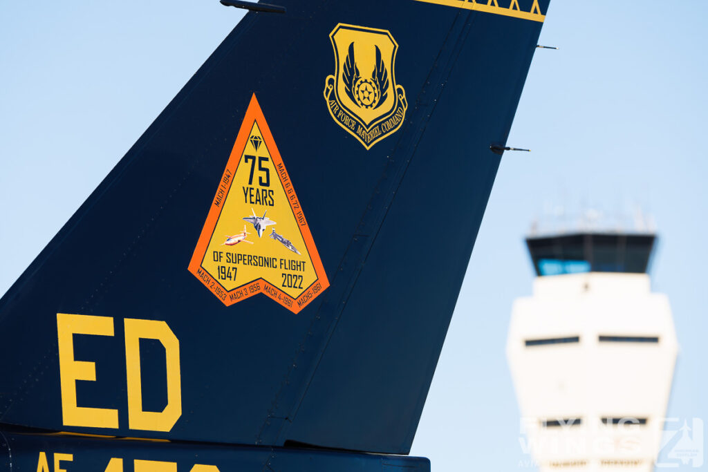 2022, Edwards, F-16, USA, detail, special marking, static display, tail