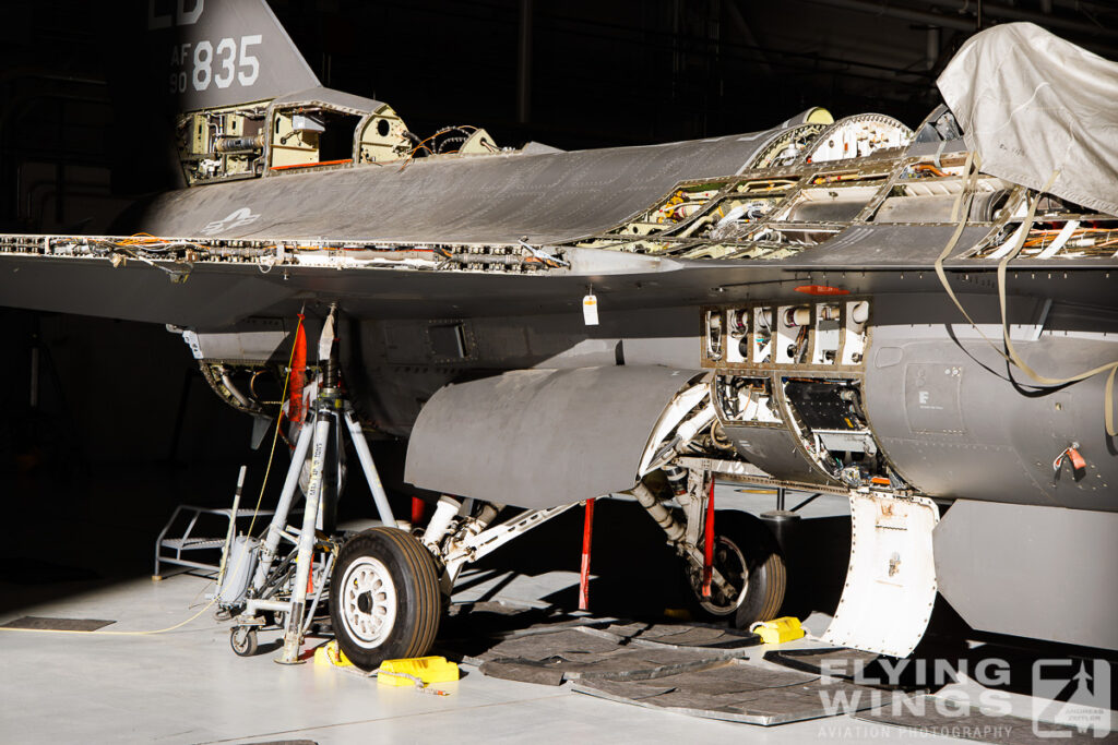 2022, Edwards, F-16, USA, detail, gear, static display