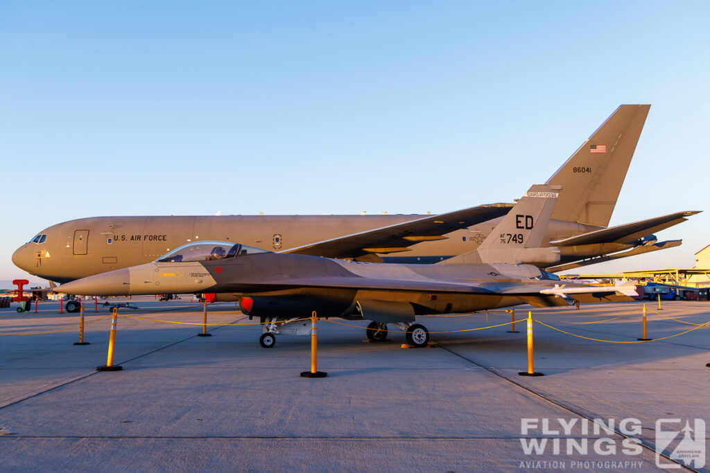 2022, Boeing, Edwards, F-16XL, KC-46, USA, static display