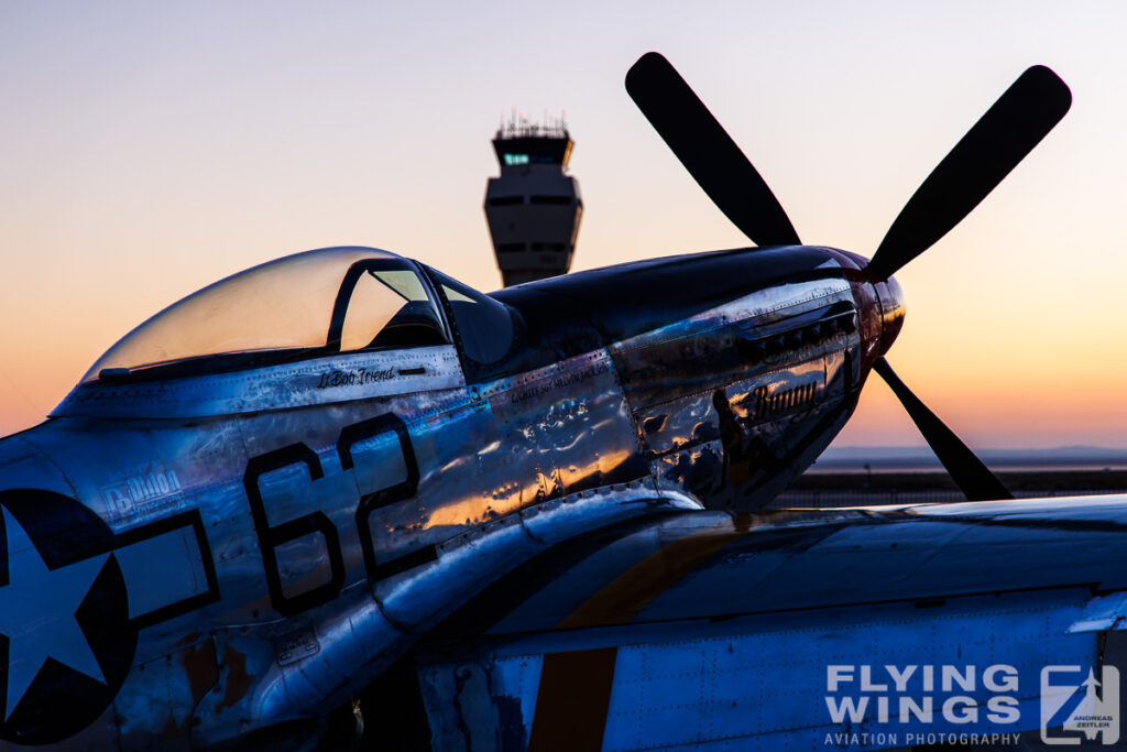 2022, Edwards, Mustang, P-51, USA, dawn, sunrise