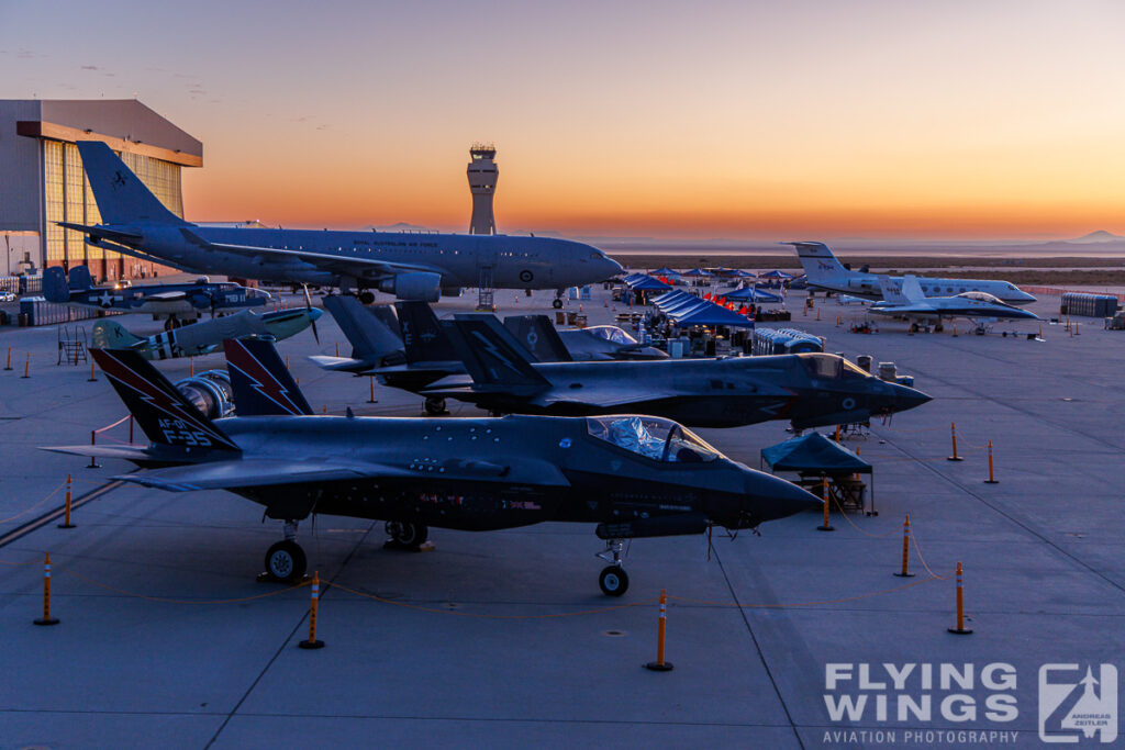2022, Australia Air Force, Edwards, F-35, KC-330, USA, dawn, static display, sunrise