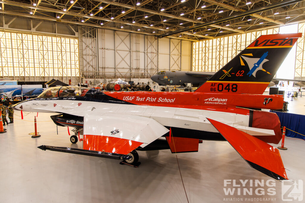 2022, Edwards, F-16, USA, VISTA, X-62, special marking, static display