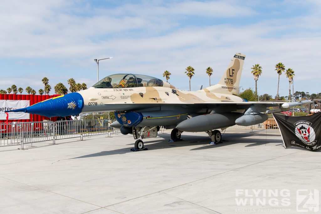 2022, California, Central Coast Airfest, F-16, LF, Santa Maria, USA, USAF, airshow, static display