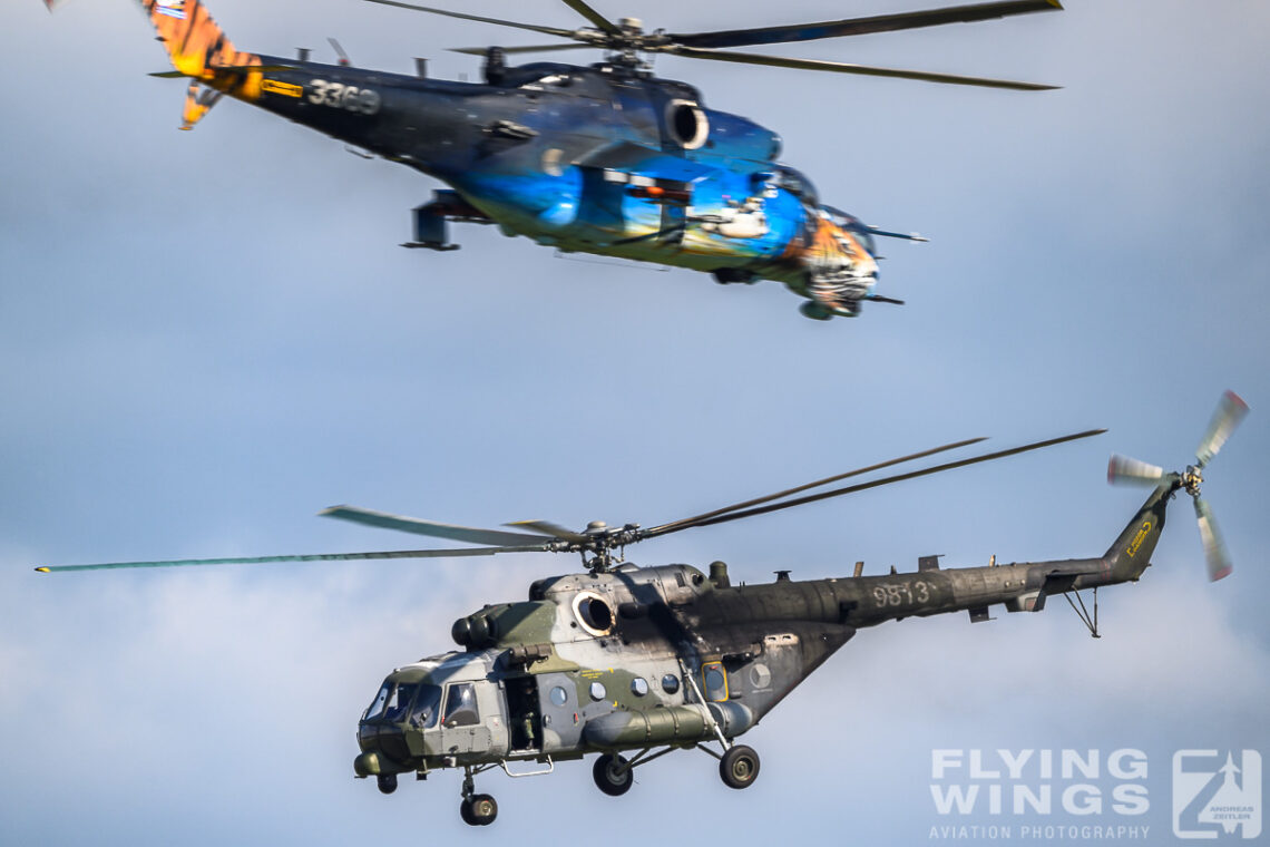 2023, Czech Air Force, Mi-171, Mi-24, Mi-35, NATO Days, Ostrava, formation, helicopter