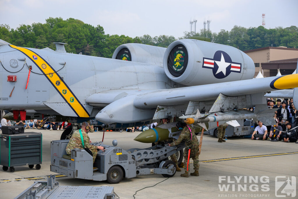 2025, A-10, Osan, South Korea, Thunderbolt II, Warthog, bomb, loading, weapon