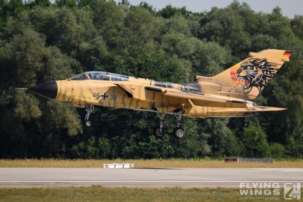 The Desert Tiger‘s last landing. Quite fitting camouflage in the middle of dried out grass…