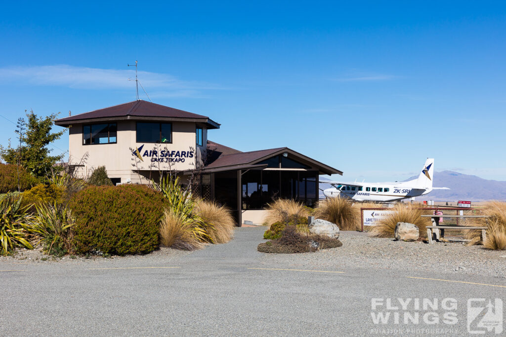 2019, Air Safaris, Lake Tekapo, New Zealand, airport, overview, terminal