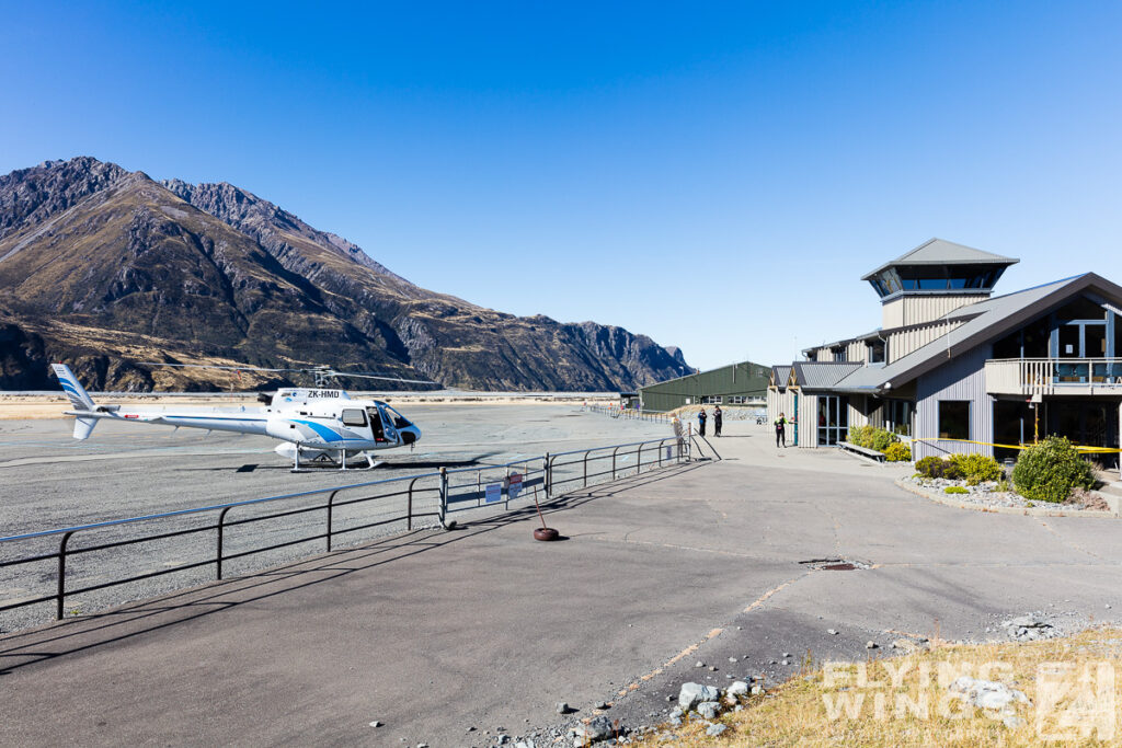 2019, Mt Cook, New Zealand, airport, helicopter, overview